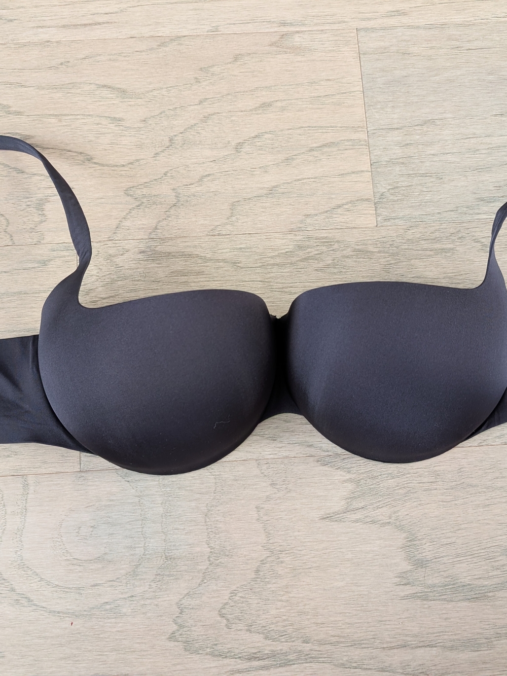 SKIMS Black Balconette Push-Up Bra